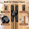 180° Invisible Door Hinge for Wooden Doors – Zinc Alloy