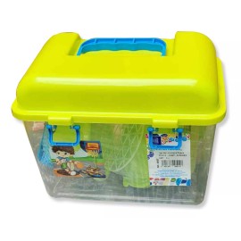 mdj Lonchera Grande 3 Litros Con Accesorios 6 Piezas