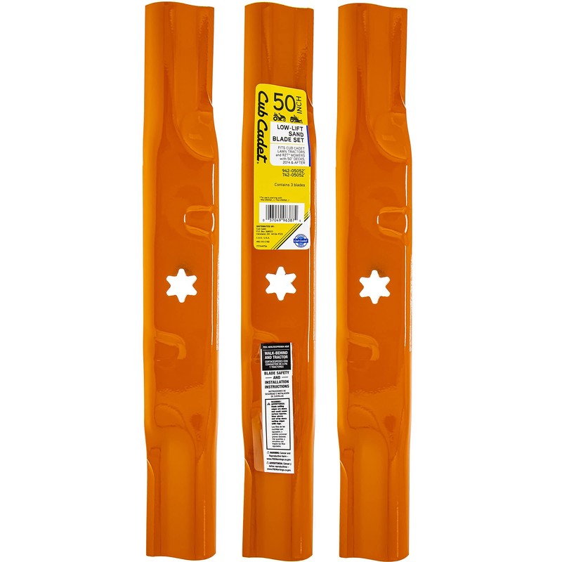 CUB CADET 490-110-C182 50" Blade Set Lowlift 05052 L RZT
