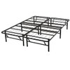 Omne Sleep Steel Black Twin Platform Foundation