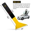 KVAEY Window Tint Squeegee, Long Handle Triangle Scraper Vinyl Wrapping