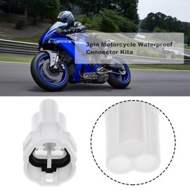 SING F LTD 2 Sets 3Pin Motorcycle Connector Kit Compatible with Sumitomo Plug Compatible with Yamaha Compatible with Kawasaki 3 Pin Way Male Female Automotive Connector