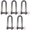 Sunload AISI 316 V4A Shackle Straight Long Shape Stainless Steel,