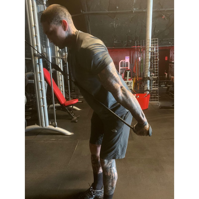 Tri-Grips Long Ropes | Tricep Handles, Black