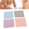 4 Colors Mini Lipstick Storage Bag Automatic Closure Portable PU