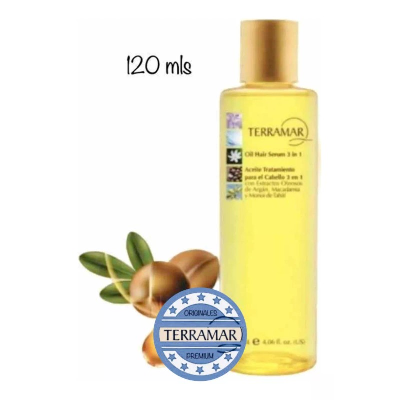 Terramar Óleo Aceite Tratamiento Cabello Terramar, 120mls Original