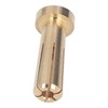 50 Pcs 5mm Battery Connector Plug 5mm Brass High Hardness