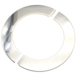 LBTODH 4 Pcs 4.0 Inch Wall Split Flange Stainless Steel Round Escutcheon Plate Wall-Mounted Self-Adhesive Water Pipe Cover for Water Pipe Faucet Decoration Accessories