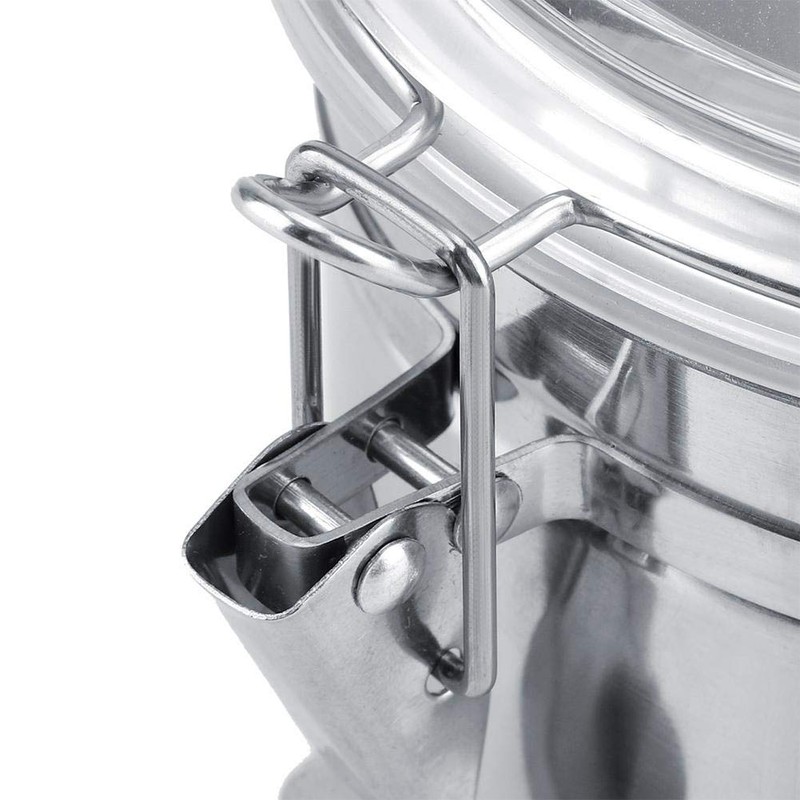 Airtight Canisters Stainless Steel Storage Container for Coffee and Food,