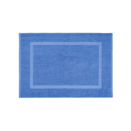 Clinotest Premium Bath Mat Walk 50 x 70 cm - Super Fluffy & Absorbent - 100% Cotton in Hotel Quality - Boil-proof up to 95°C - Indanthrene Dyed - Blue