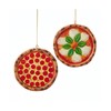 Kurt S. Adler Pizza Ornaments, 2 Assorted