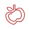 100 Pcs Paper Clip Cute Fruit Shaped Electroplated Metal Decorative