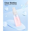 UCEC Clear Plastic Bottles for Essential Oils, 1oz/30ml Empty Small