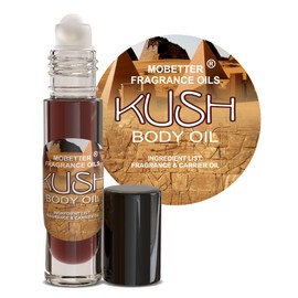 MOBETTER FRAGRANCE OILS Kush Perfume Fragrance Oil Body Oil 1/3 oz roll on glass bottle Uncut, Travel Size