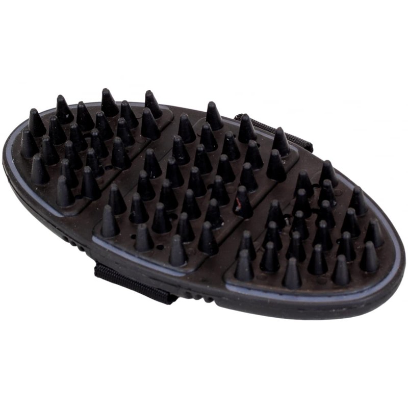 Marengos FLEX Massage Curry Comb Black / Grey