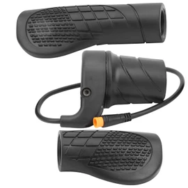 Joyzan Half Twist Throttle, Mountain Bike Throttle Electric Bicycle Half Twist Grip E Bike 20X Bicycle Waterproof Gas Twist Grip Mountain Modified Accessories Throttle Electric Part Waterproof Joint