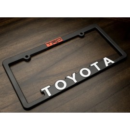 BLVD Fits Toyota-TRD-Custom-License-Plate-Frame-TRD-Offroad-Tacoma-FJ-Cruiser-4x4