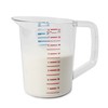 Rubbermaid Commercial Products Bouncer Clear Measuring Cup, 8-Cup/2-Quart, Clear, Strong
