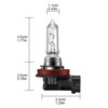 WinPower H9 Halogen Bulbs 65W, Pack of 2