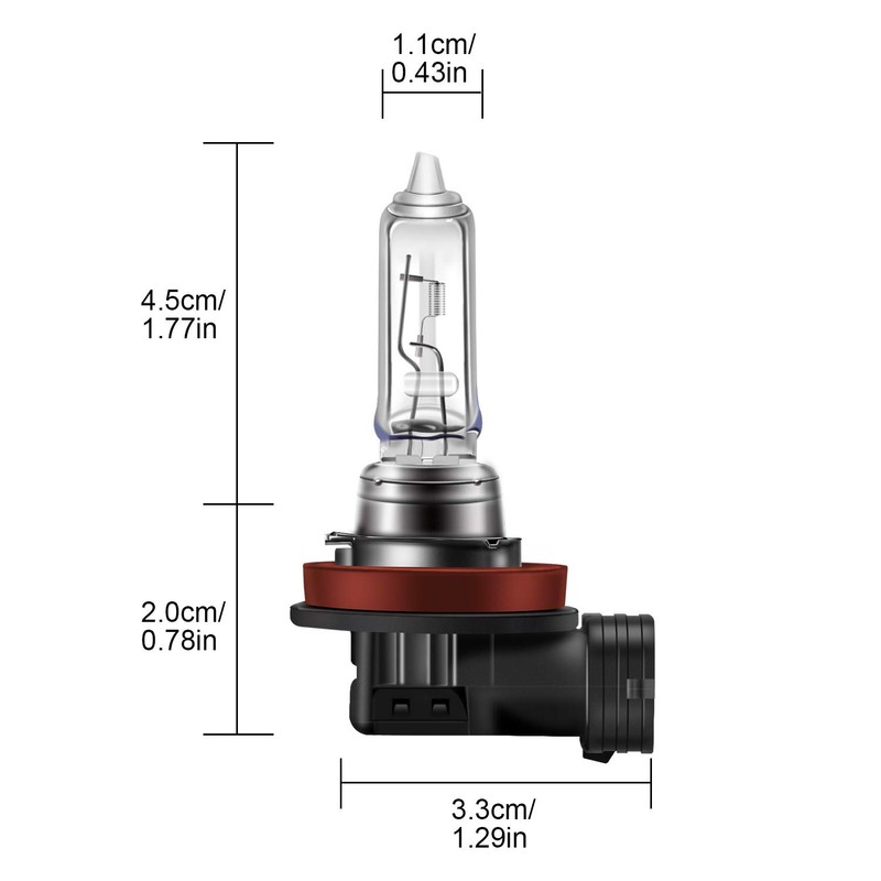 WinPower H9 Halogen Bulbs 65W, Pack of 2