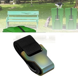 Snblzhef Trash Can Lock,Garbage Can Lock for Animal Fits 30-50 Gallon Bin,Adjustable Trash Can Lid Lock/Strap with Metal Claw