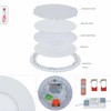 TEKLED LED Round Recessed Ceiling Light | Flat Panel Ultra