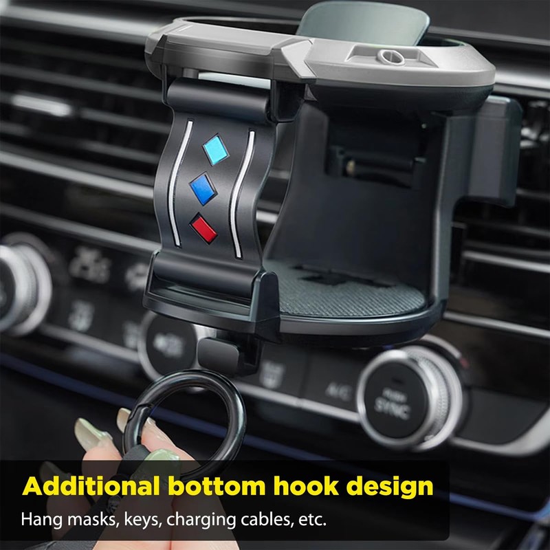 AIMALL Car Cup Holder Adjustable Air Vent Drink Holder with