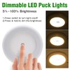 3Inch RV Puck Light with Touch Dimmable Switch - 3