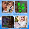 Acevegue Pack of 145 Children's Tattoos, Luminous Skin-Friendly Children's Tattoos,