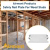 (200 Pack) Airmont Products AP-12061, Safety Nail Plate for Wood