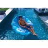 WOW Sports Indigo Lounger - Mermaid Shell Pool Float for