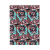Cozy "La Chismosa" Velveteen Blanket - Vibrant Day of the