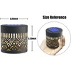 Hapjoy Solar Fence Lights 2 Pack Outdoor Deck Step Wall