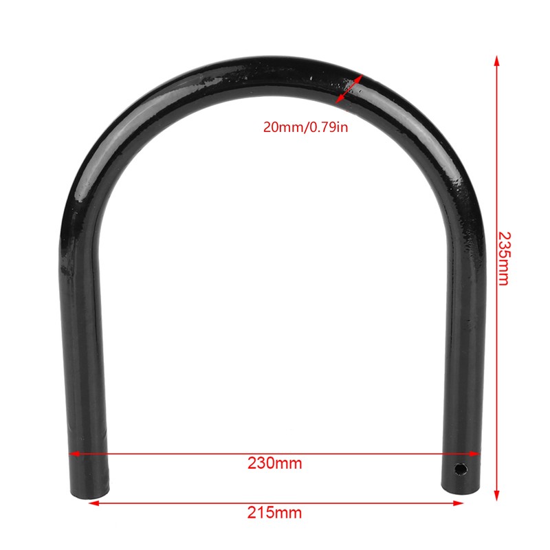 230MM Motorcycle Rear Seat Frame Loop Hoop Bracket DIY Accessory