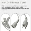 Qiqimingxin Nail Drill Motor Cord Replacement Fit for Fit for