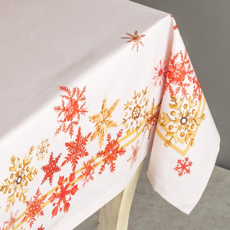 Maison d' Hermine Crystal Star 100% Cotton Tablecloth Kitchen Dining