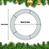 Metal Wire Wreath Frame, Ompinda 3 Pack Wire Wreath Making