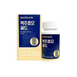 J&M Partners Nutrione Brewer's Yeast Gold 1000mg x 90 tablets 1 unit / 뉴트리원 맥주효모 골드 1000mg x 90정 1개