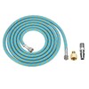 QWORK 6-Ft Braided Airbrush Hose with G1/8 to G1/4 Adapter,