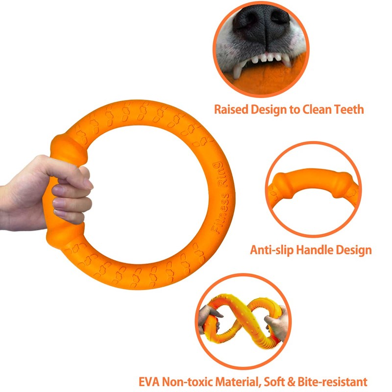 LaRoo Dog Flying Ring Toys, Floating Flying Dog Disc Toys,