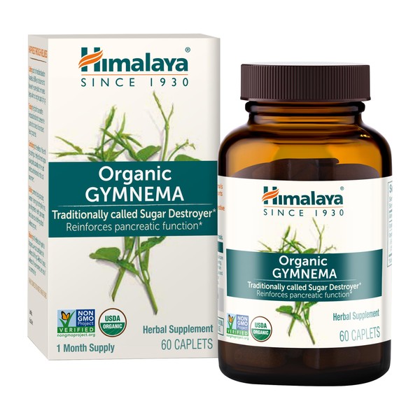 Himalaya Organic Gymnema Sylvestre - Herbal Glucose Metabolism Support -