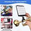 Somivrusa Trumpet Marching Lyre 2 in 1 Adjustable Trumpet &