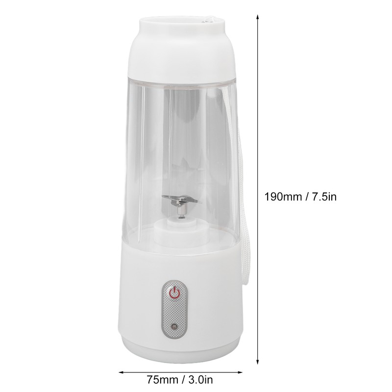 Electric Juicer Cup 300ML 1200mAh Battery One Click Operation USB