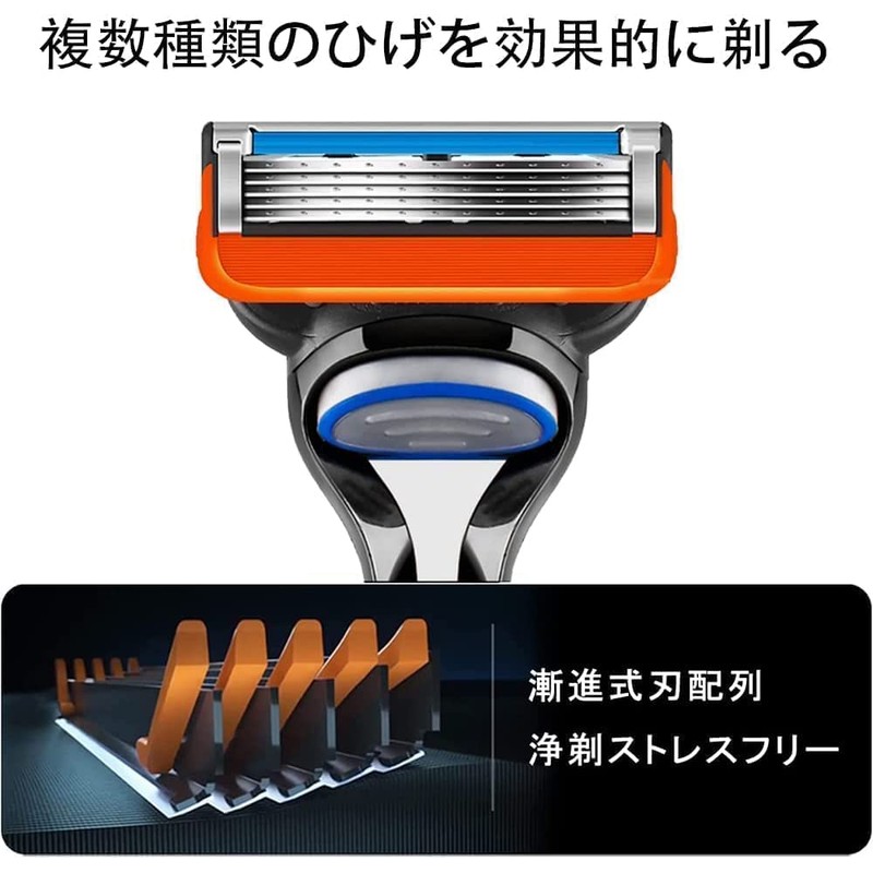 16pcs 5 Replacement Blades Fusion Replacement Blades for Men Razor