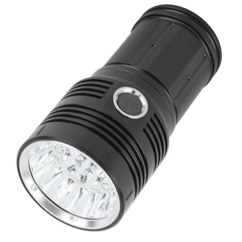 Strong Light Flashlight 10000LM 300‑500 Meters LED 4 Modes Rechargeable