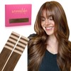 WENNALIFE Tape-In Real Hair Extensions, 55 cm, 30 g, Pack