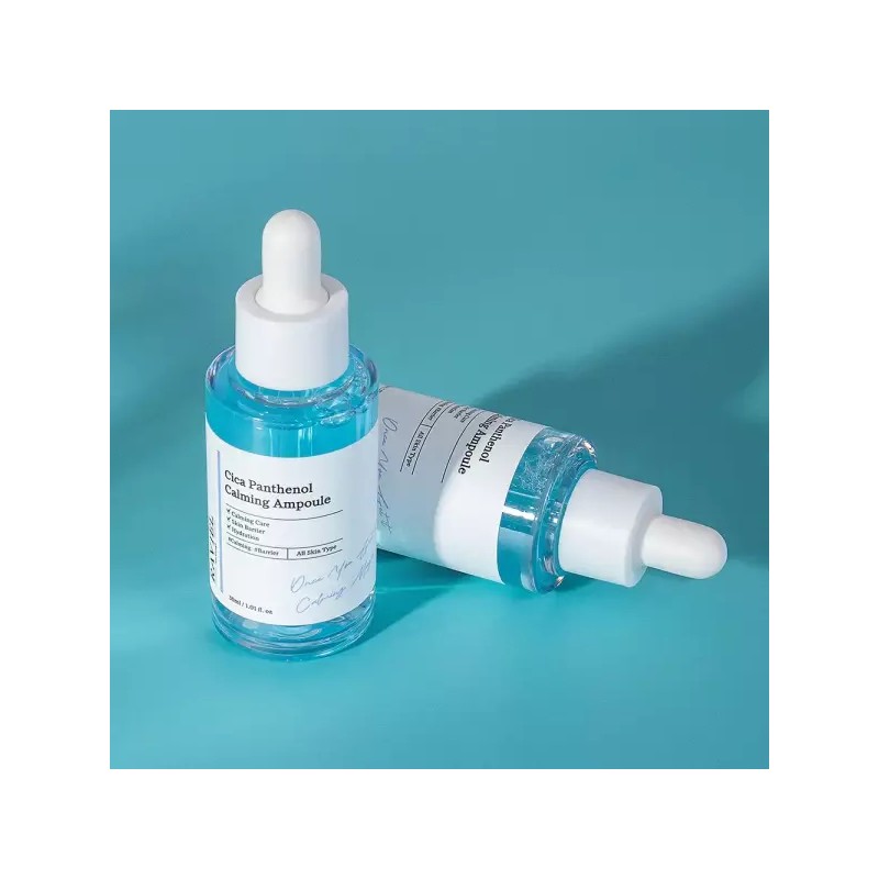 Raviel 병풀 트러블 수분진정 판테놀 저자극 장벽강화 시카 앰플 30ml