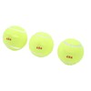 3Pcs Training Tennis Balls 2.6in Chemical Fiber Silicone Accurate Portable