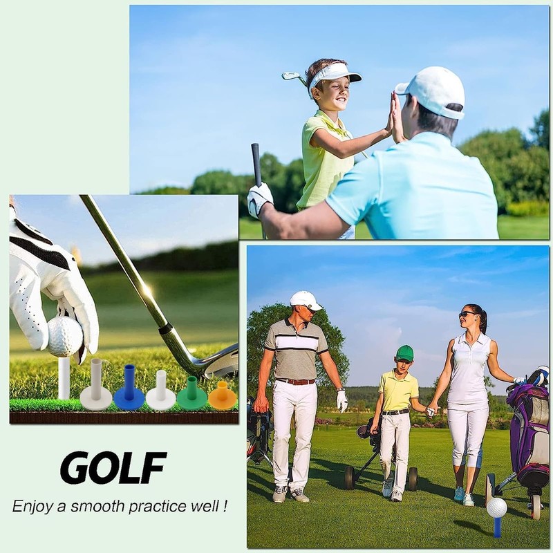 FINGER TEN Golf Tees Rubber Golf Tee Long Short Range