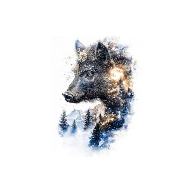 CALVENDO Puzzle Wild Boar | Size